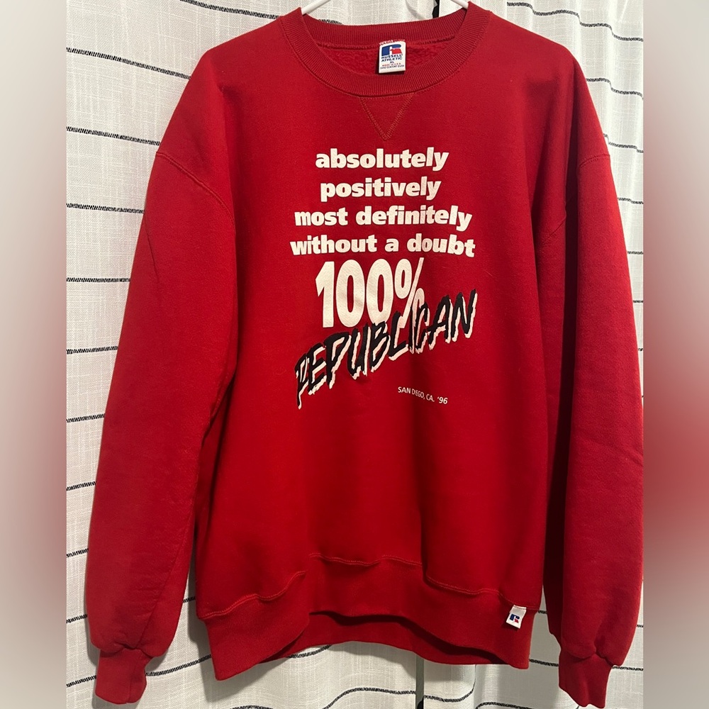 Die Hard Republican Crew Neck Sweatshirt